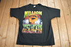 Vintage 1998 Million Youth March African American Pride Graphic T Shirt