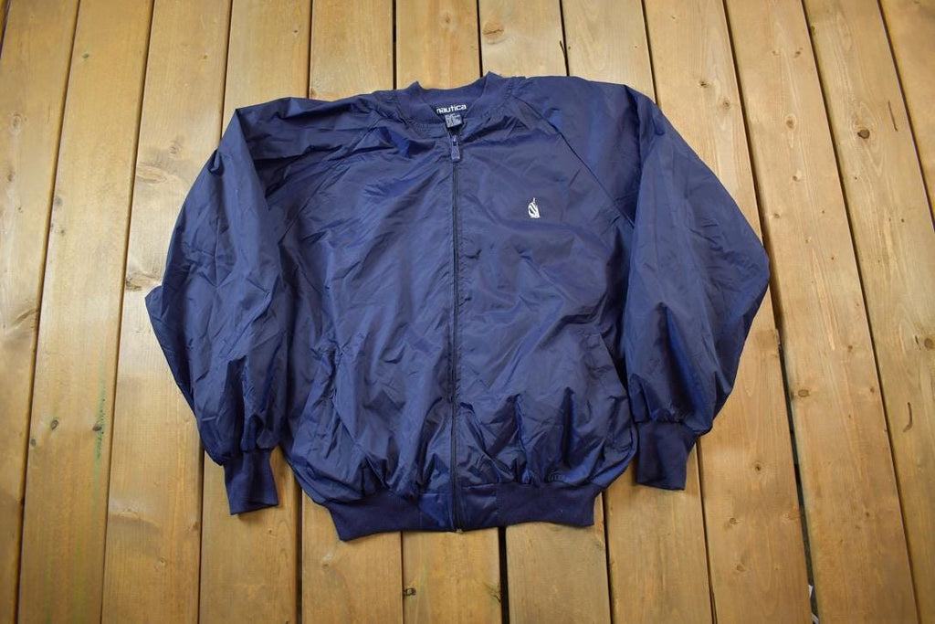 Vintage 1990s Nautica Nylon Sailing Windbreaker - XL