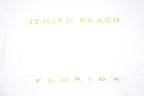 Vintage 1990 Jensen Beach Florida Embroidered Logo Crewneck Sweatshirt