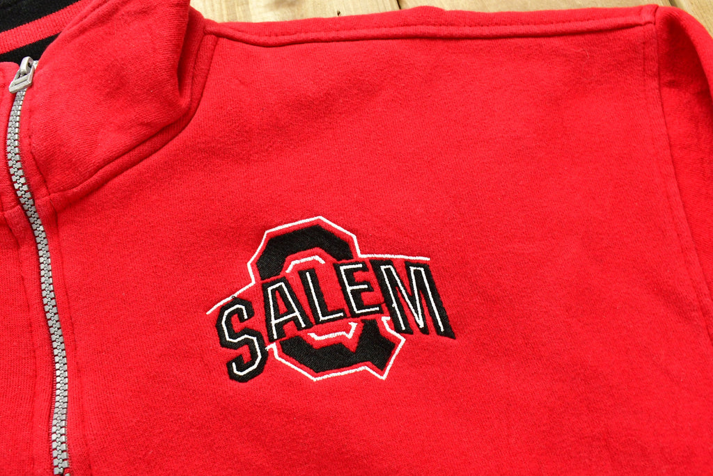 Vintage 1990s Salem Embroidered Quarter Zip Sweatshirt