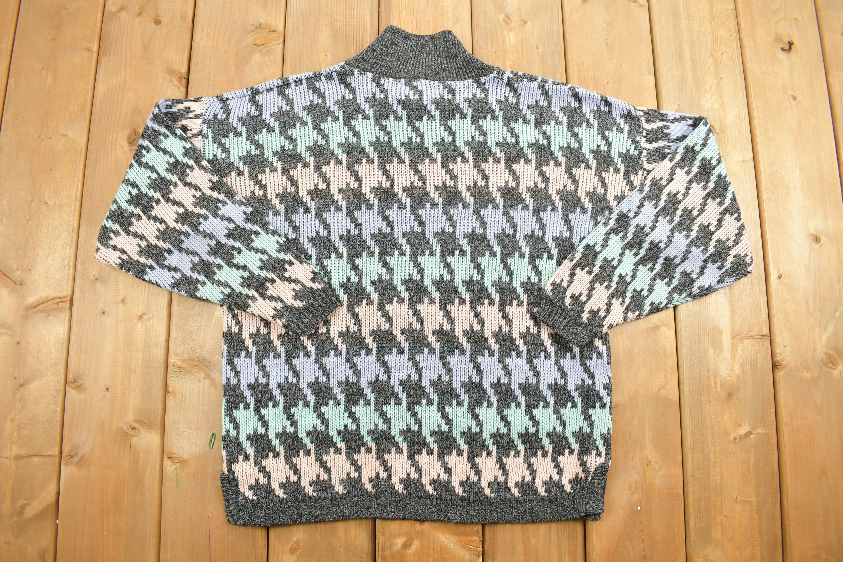 Vintage 1990s Garland Made In USA Knitted Sweater