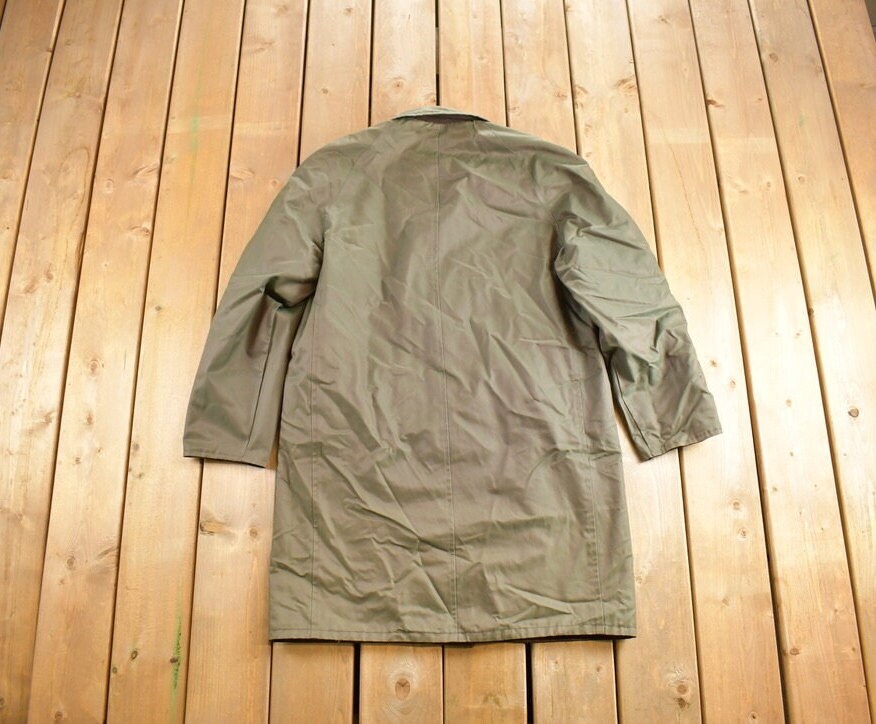 Vintage 1990s Satin Reversible Rain Jacket