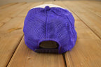 Vintage 1980s Minnesota Vikings Mesh Trucker NFL Snapback Hat /