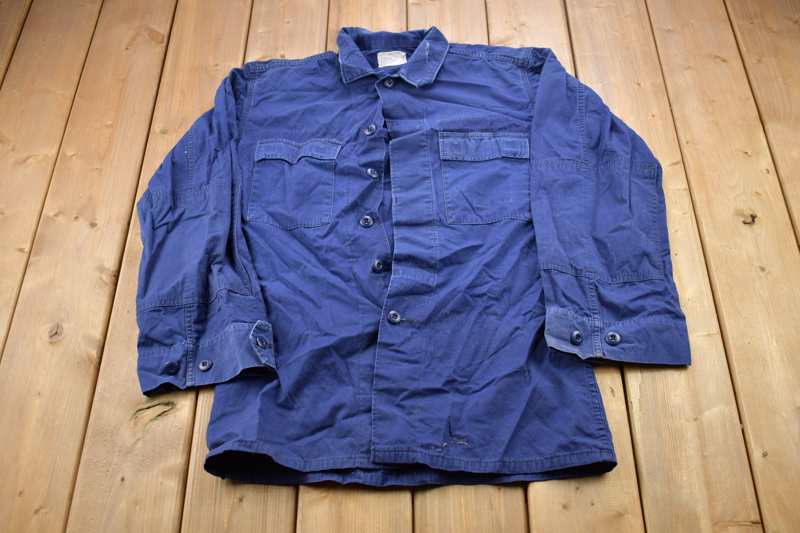 Vintage 2001 Military Button Up Shirt