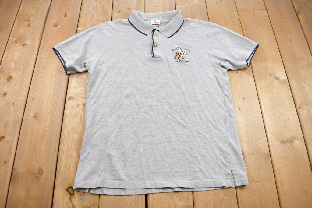 Vintage 1990s Disney Winnie the Pooh Tigger Collared T-Shirt
