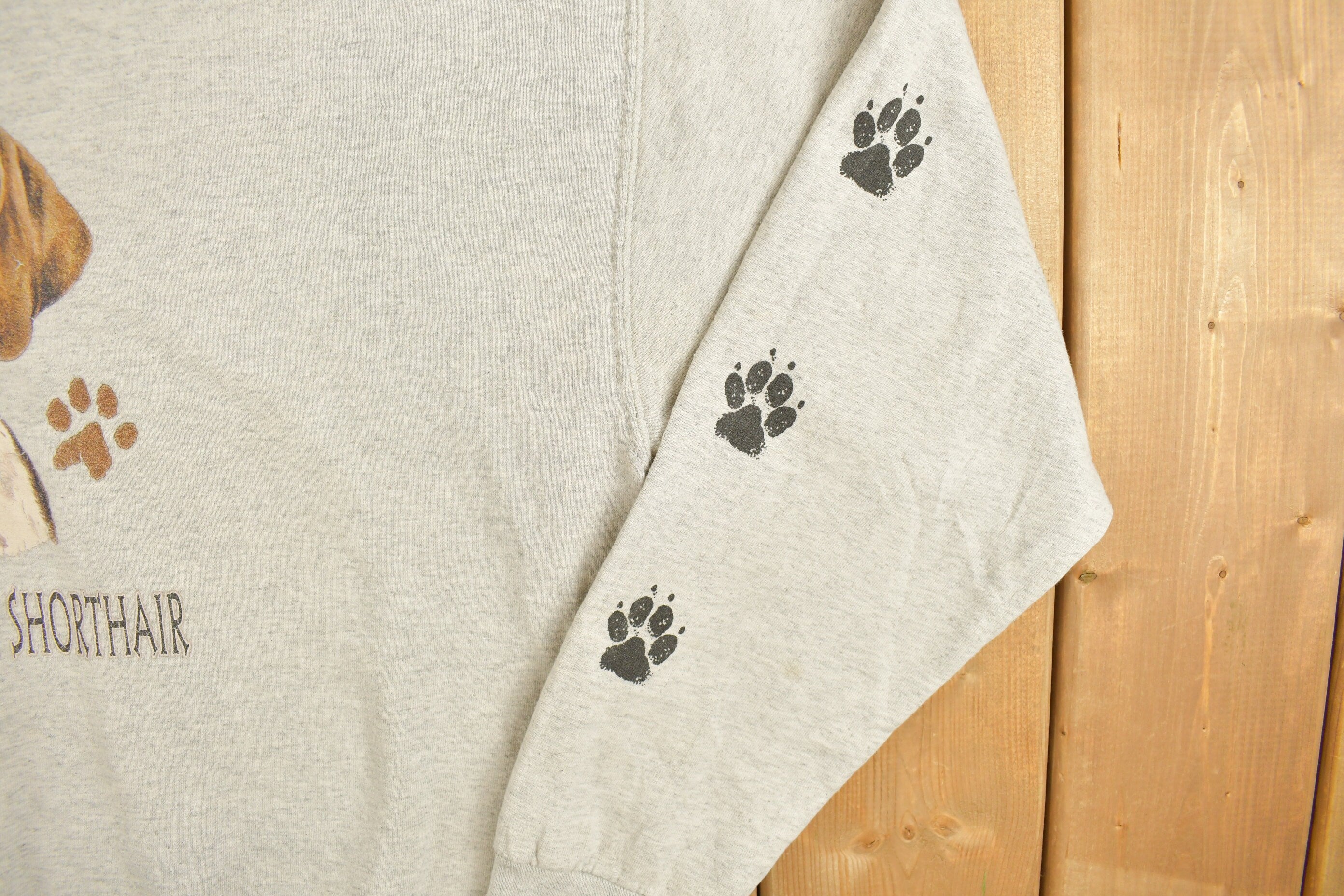Vintage 1990s Cute I Love My German Short Hair Crewneck