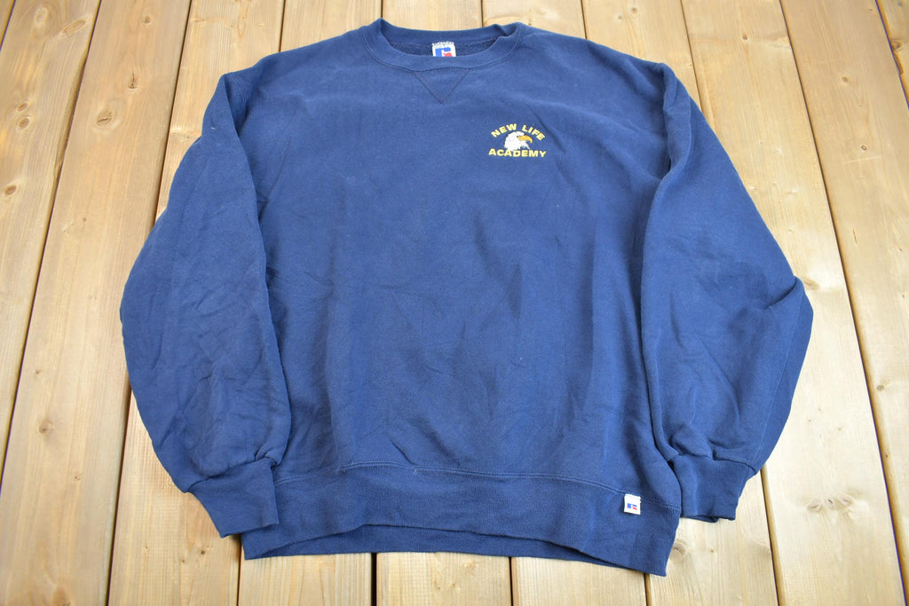 Vintage 1990s Russel Athletic Embroidered crewneck sweater