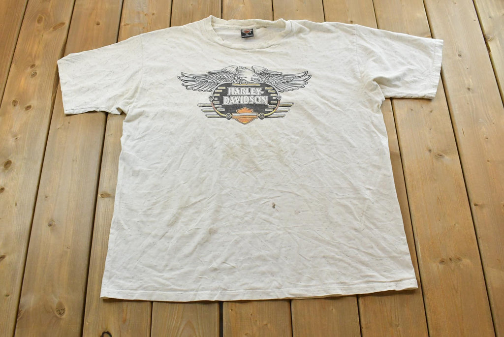 Vintage 1990s Harley Davidson Black Hills South Dakota Motorcycles Biker T-Shirt Men's 2XL