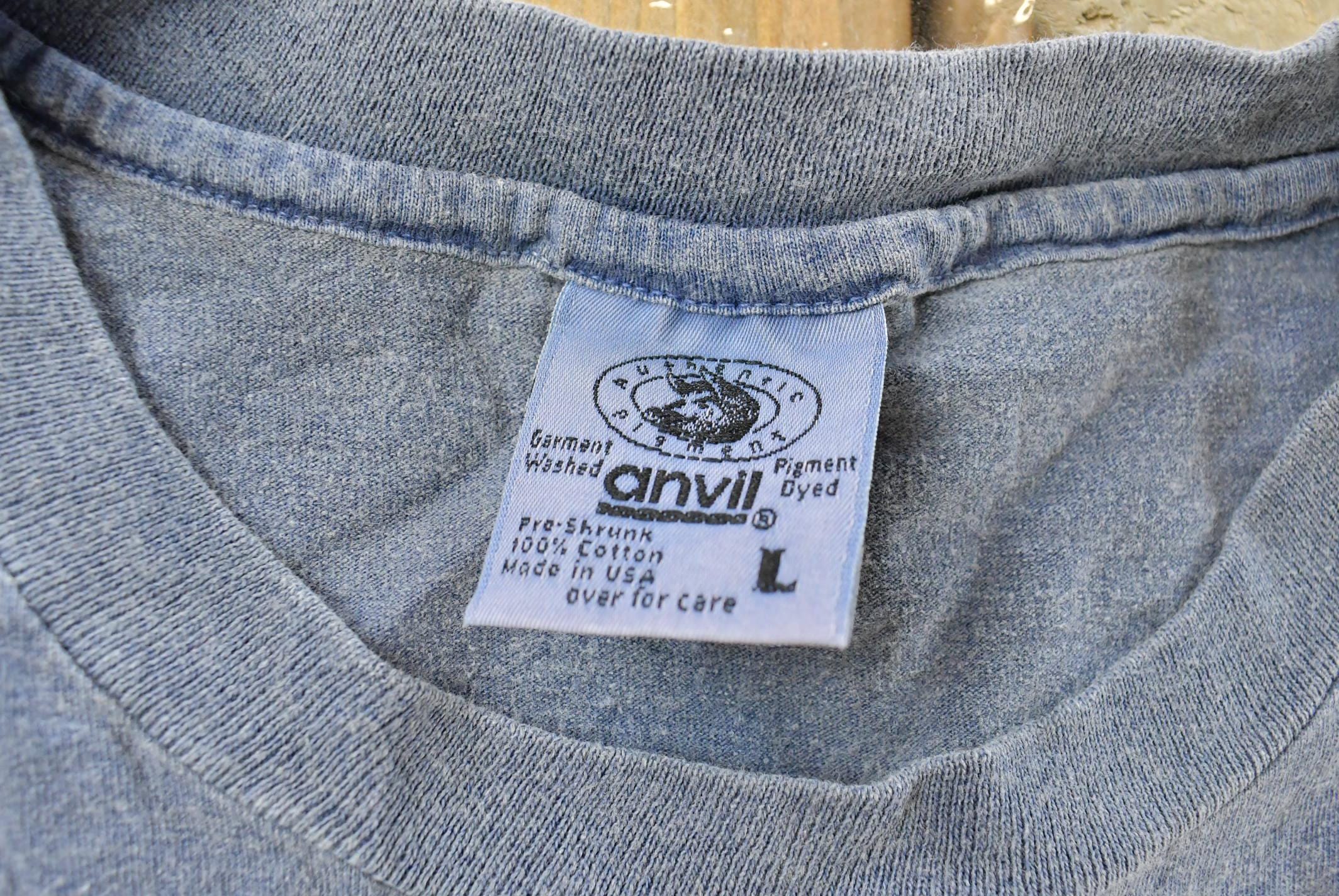 Vintage 1990s Kokopelli Navajo Art Graphic Durango T Shirt Men's / Single Stitch / Embroidered / Indigenous Graphic T Shirt / Made in USA