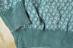 Vintage 1990s Winona Knits Abstract Pattern Crewneck Sweater Made In Minnesota USA