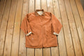 Vintage 1990s Orange And Solid Beige Reversible Jacket