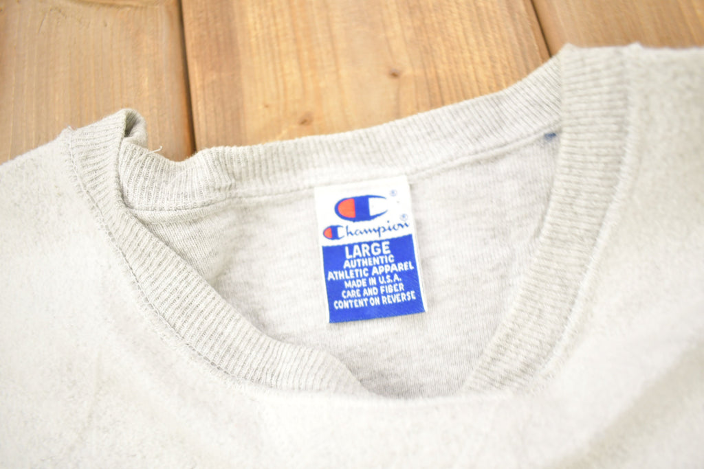 Vintage 1990s Champion Embroidered Crewneck Sweatshirt