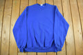 Vintage 1990s Jerzees Blank Blue Crewneck Sweatshirt Men's 3X