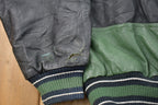 Vintage 1990s Green Bay Packers NFL Leather Bomber Jacket