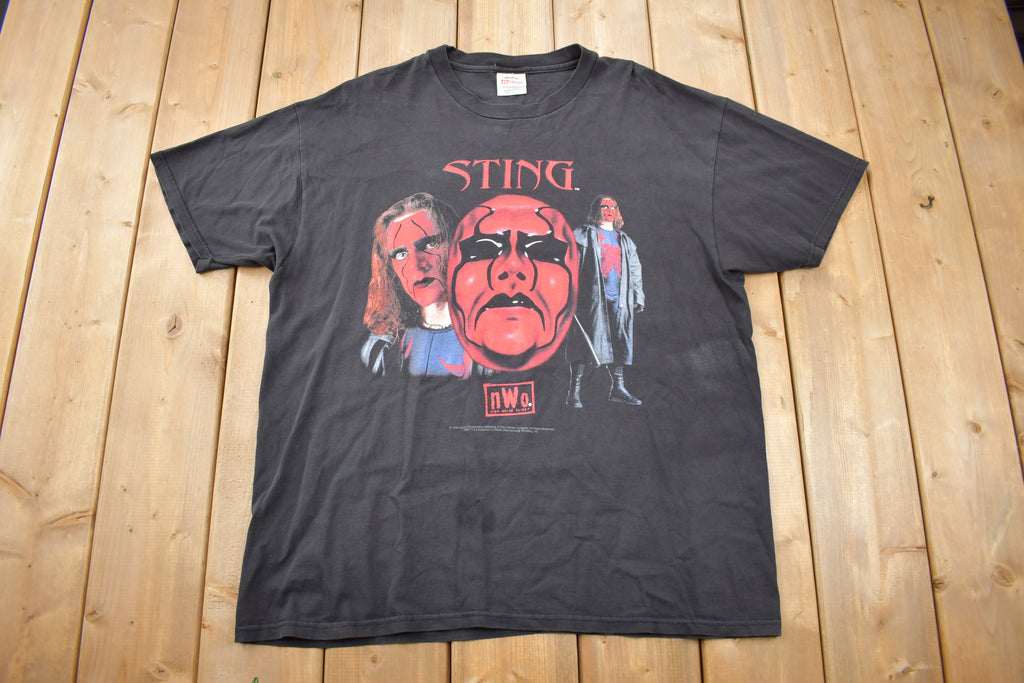 Vintage WCW Sting Graphic Wrestling T-Shirt