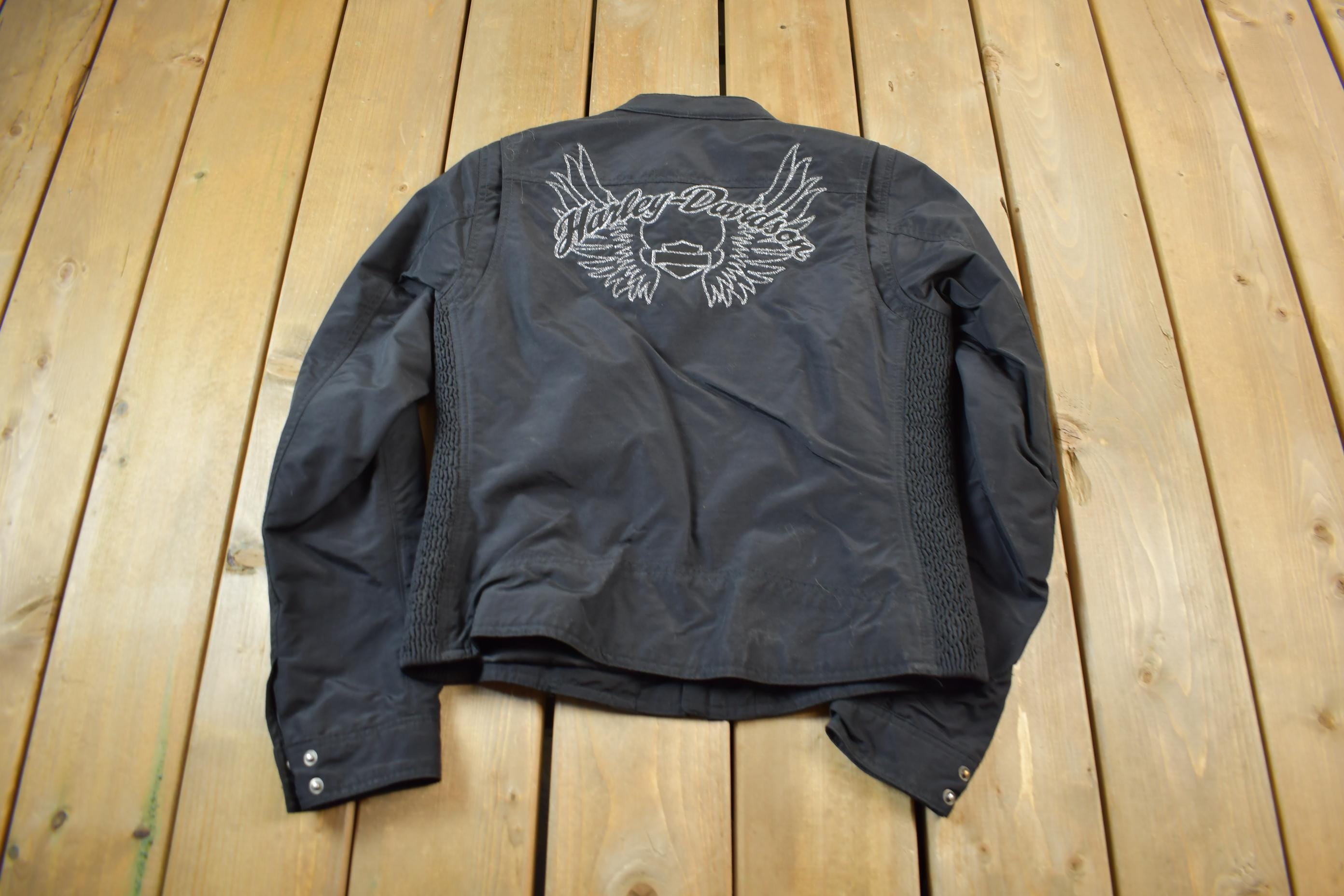 Vintage Y2K Harley Davidson Motorcycles Light Jacket Size Women's M