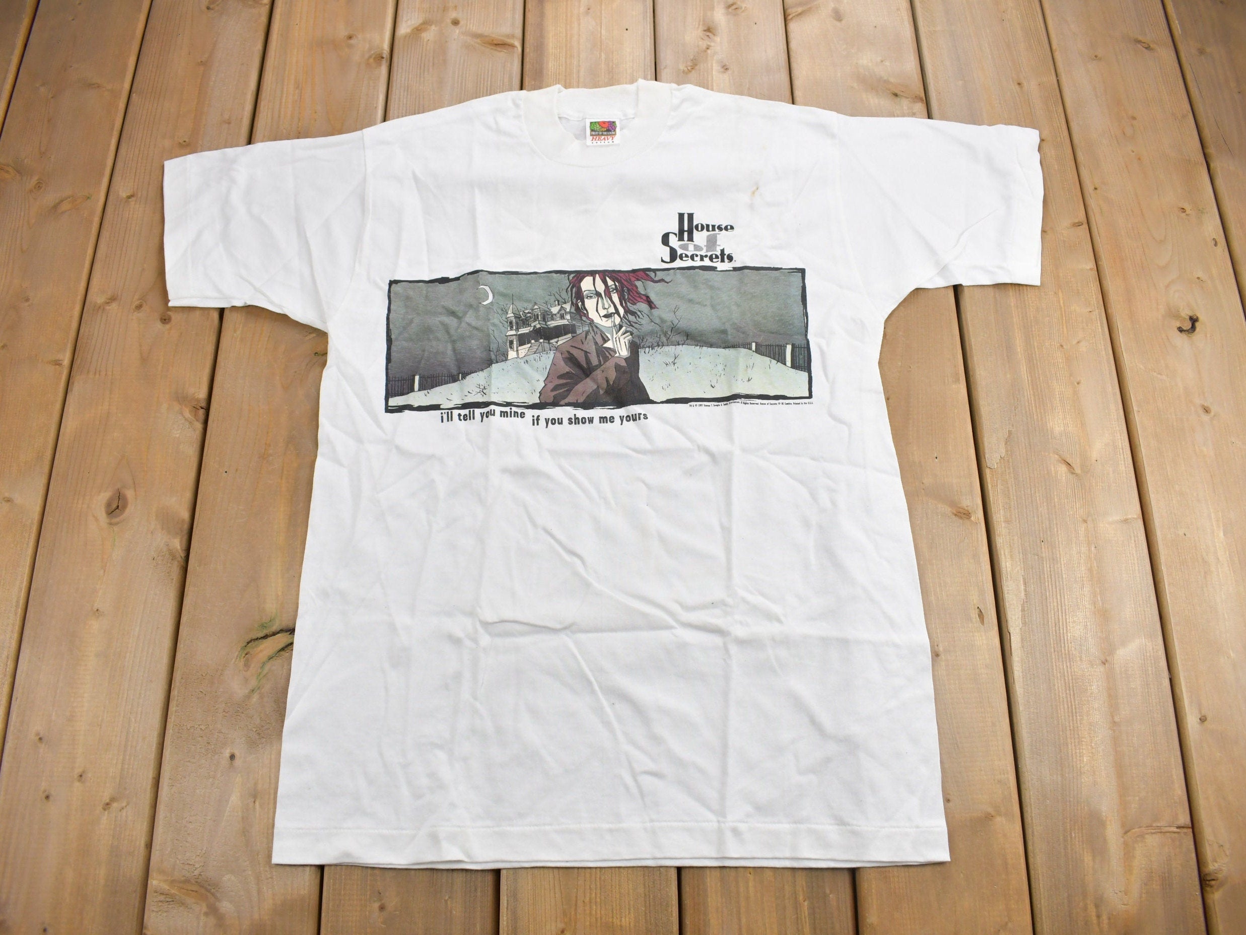 Vintage Deadstock 1997 House Of Secrets Comicbook Promo T-shirt