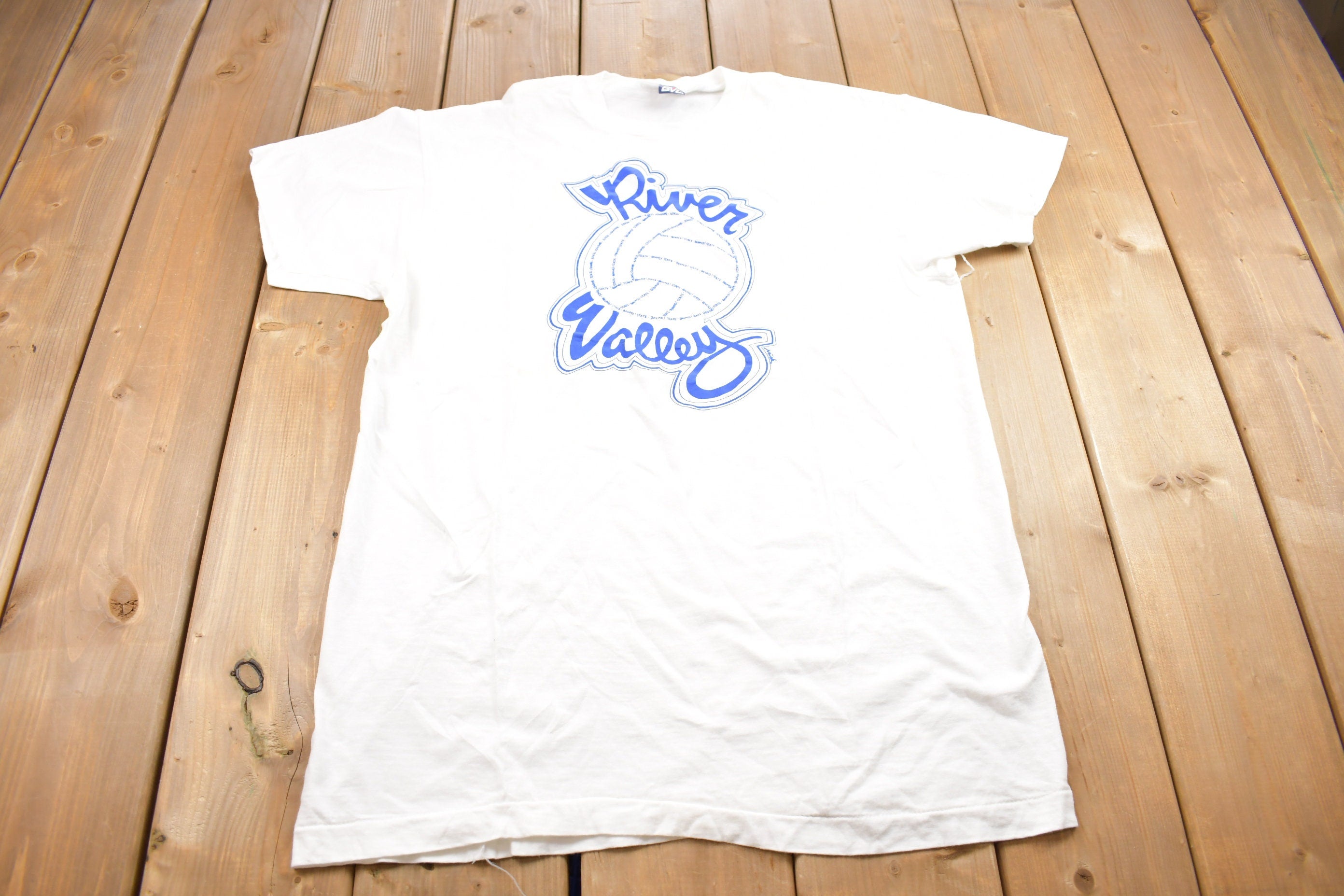 Vintage 1990s River Valley Volleyball Graphic T Shirt