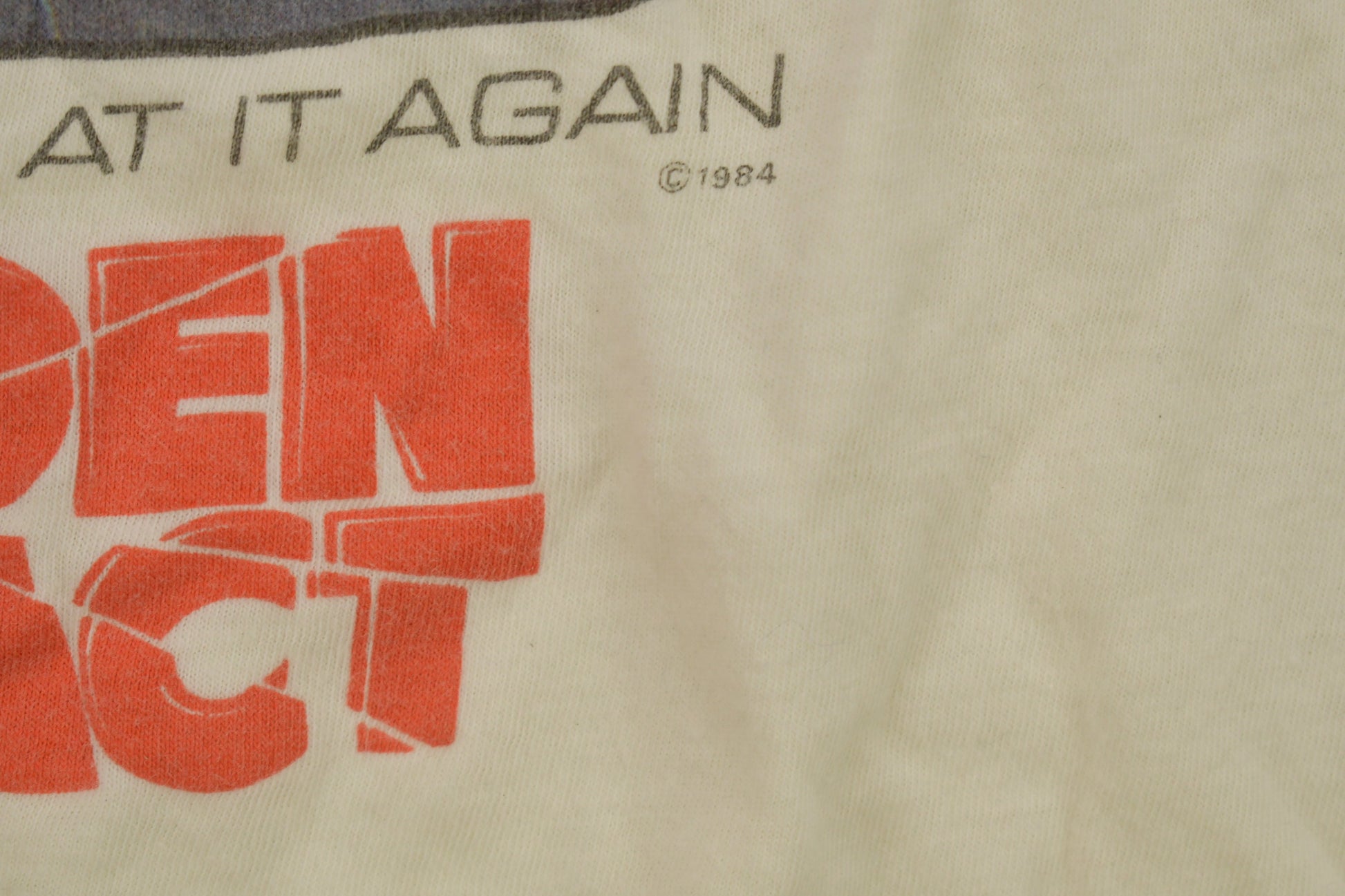 Vintage 1984 Sudden Impact Clint Eastwood Movie Promo T-shirt