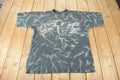 Vintage 1990s Koala Habitat Australian Wildlife Theme All Over Print Graphic T-Shirt Made In Australia