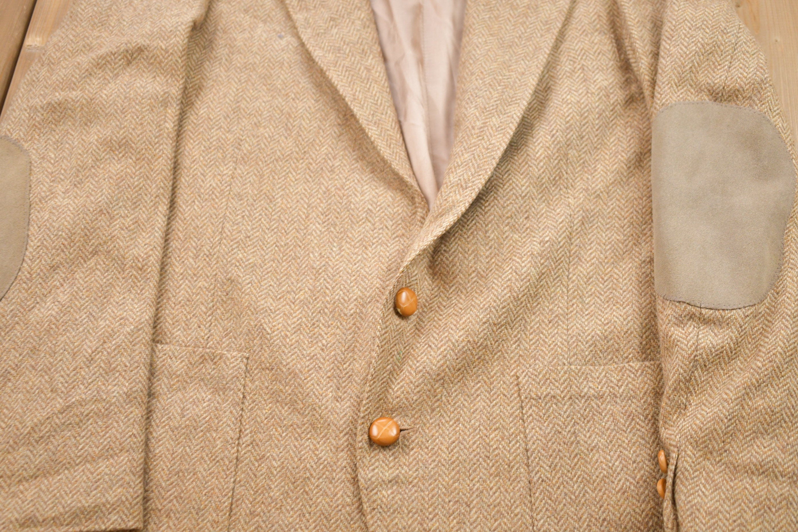 Vintage 1990s Wool Blazer Jacket