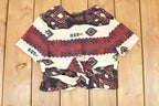 Vintage 1990s Roughrider AOP Cardigan Button Up Shirt Womens S