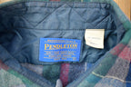 Vintage 1990s Pendleton Plaid Button Up Shirt