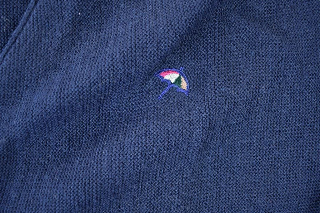 Vintage 1990s Arnold Palmer Knit Perfect Mild Distress Cardigan Sweater Made In USA