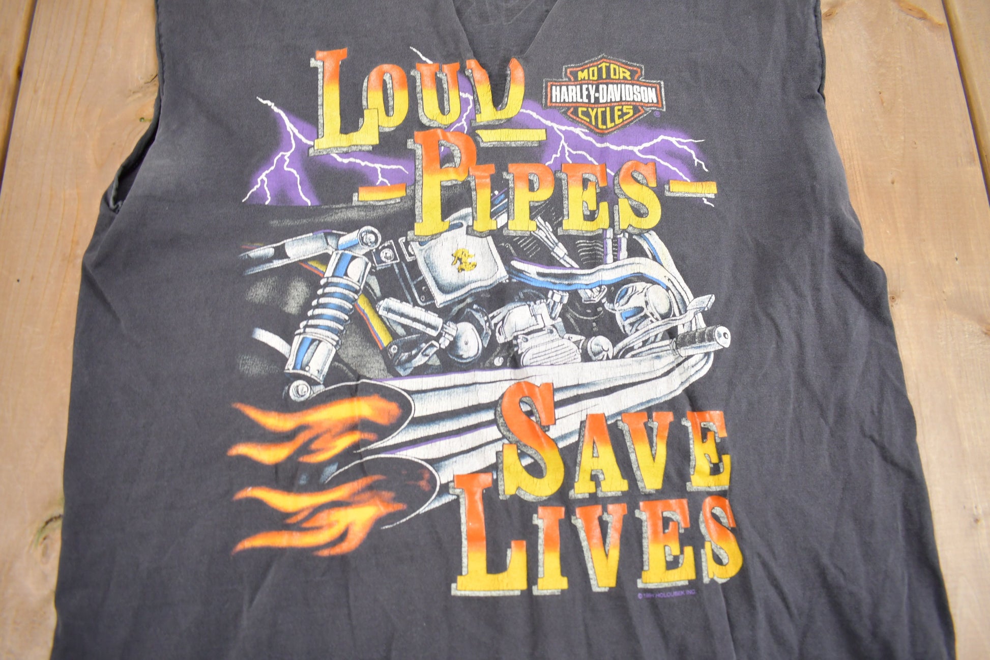 Vintage 1994 Fink's Harley Davidson Zanesville Ohio T-Shirt