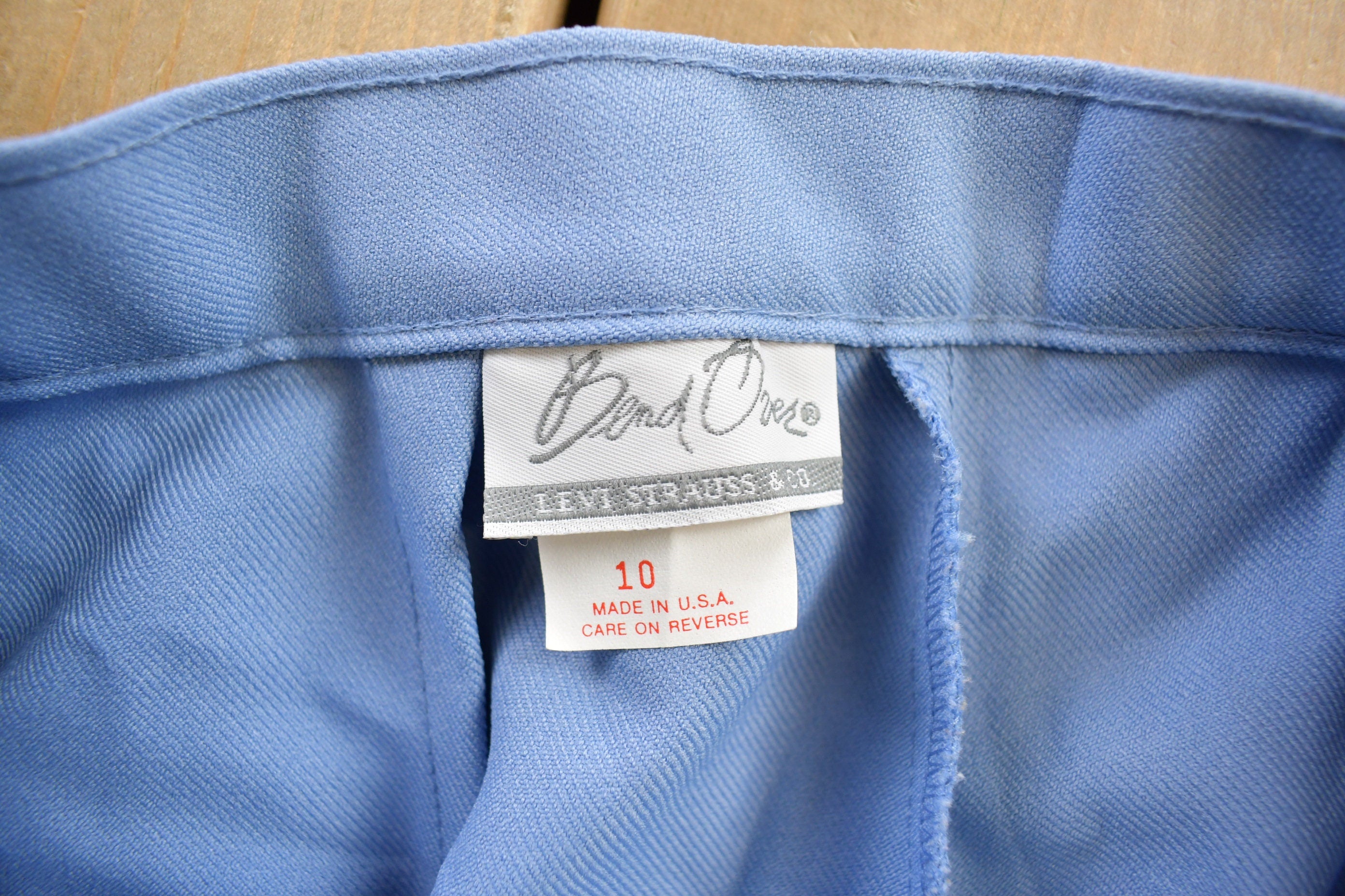 Vintage Wool 'Bend Over' Levi's Trousers Size 26x30
