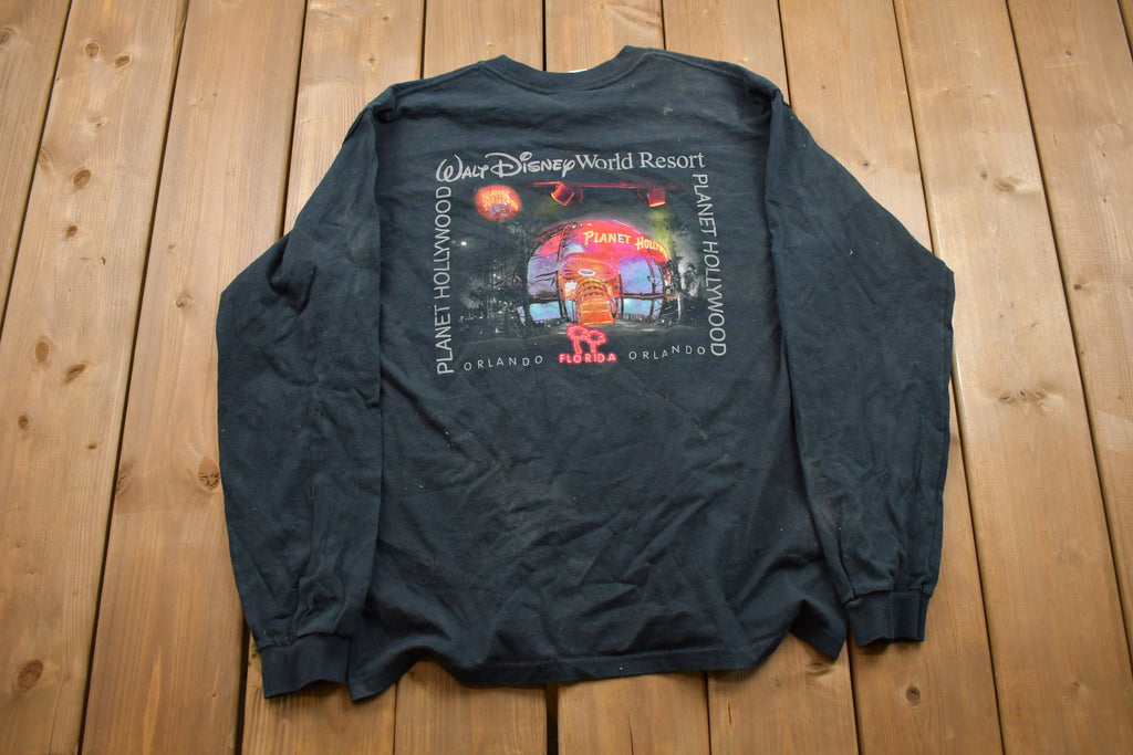 Vintage 1990s Planet Hollywood Graphic T-Shirt