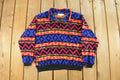 Vintage 1990s Petite Sophisticate Quarter Zip Fleece Sweater Women's Medium