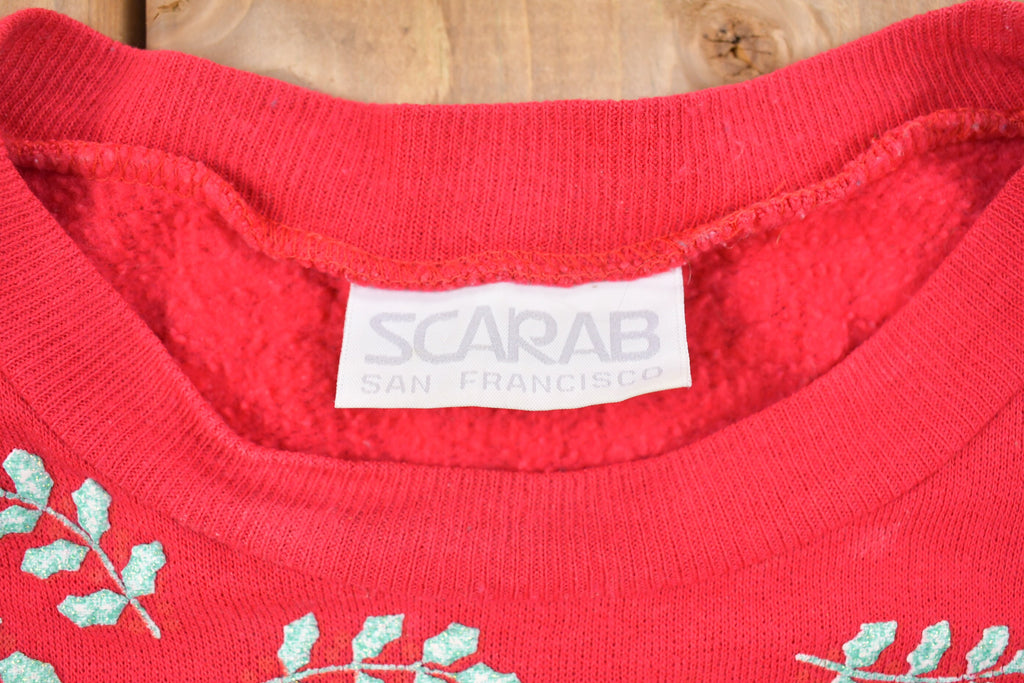 Vintage 1990's Festive Christmas All Over Print Sweater