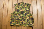 Vintage 1970s Saf T Bak Camo Hunting Vest