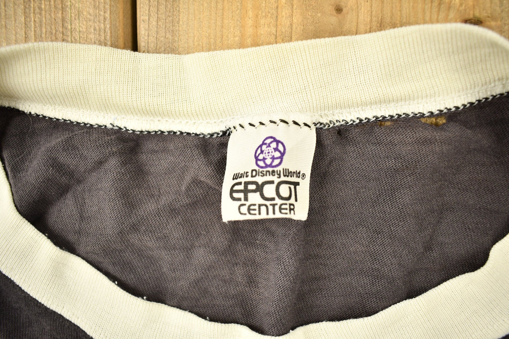 Vintage 1980s Mickey Mouse Epcot Center Long Sleeve T Shirt