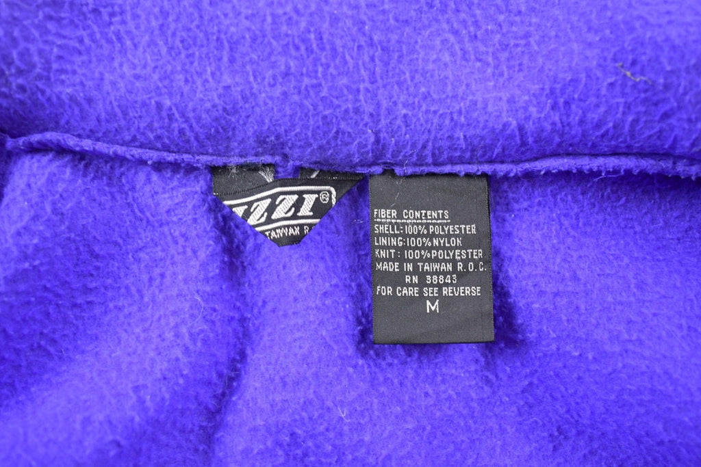 Vintage 1990s Izzi Full Zip Purple Fleece Sweatshirt  Full Zip  Outdoorsman  Streetwear  Outerwear  winter Wear  Fall Wear