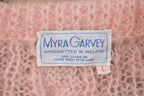 Vintage 1980s Hand Knitted Myra Garvey Cardigan Sweater