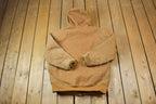 Vintage 1990s Distressed Carhartt Blanket Lined Jacket Made In USA