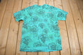 Vintage 1980s Napa Valley All Over Print Grape Theme Souvenir T Shirt