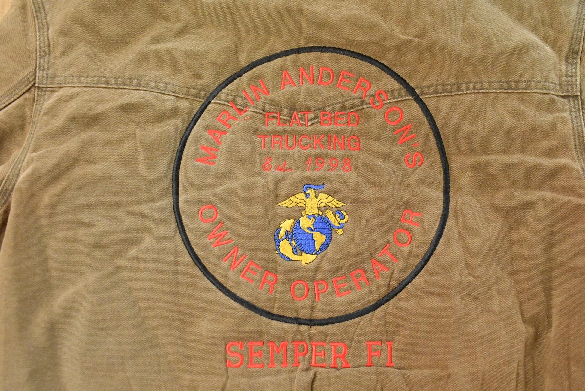 Vintage 1990s Carhartt Santa Fe Canvas Jacket Men's Large Tall