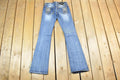 Vintage Y2K Miss Me Bedazzled Low Rise Jeans Size 26x31