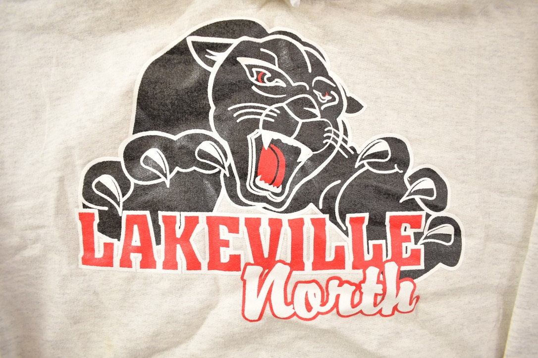 Vintage 1990s Lakeville North High School Panthers Graphic Hoodie