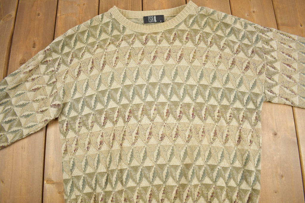 Vintage TSR USA Abstract Knit Sweater
