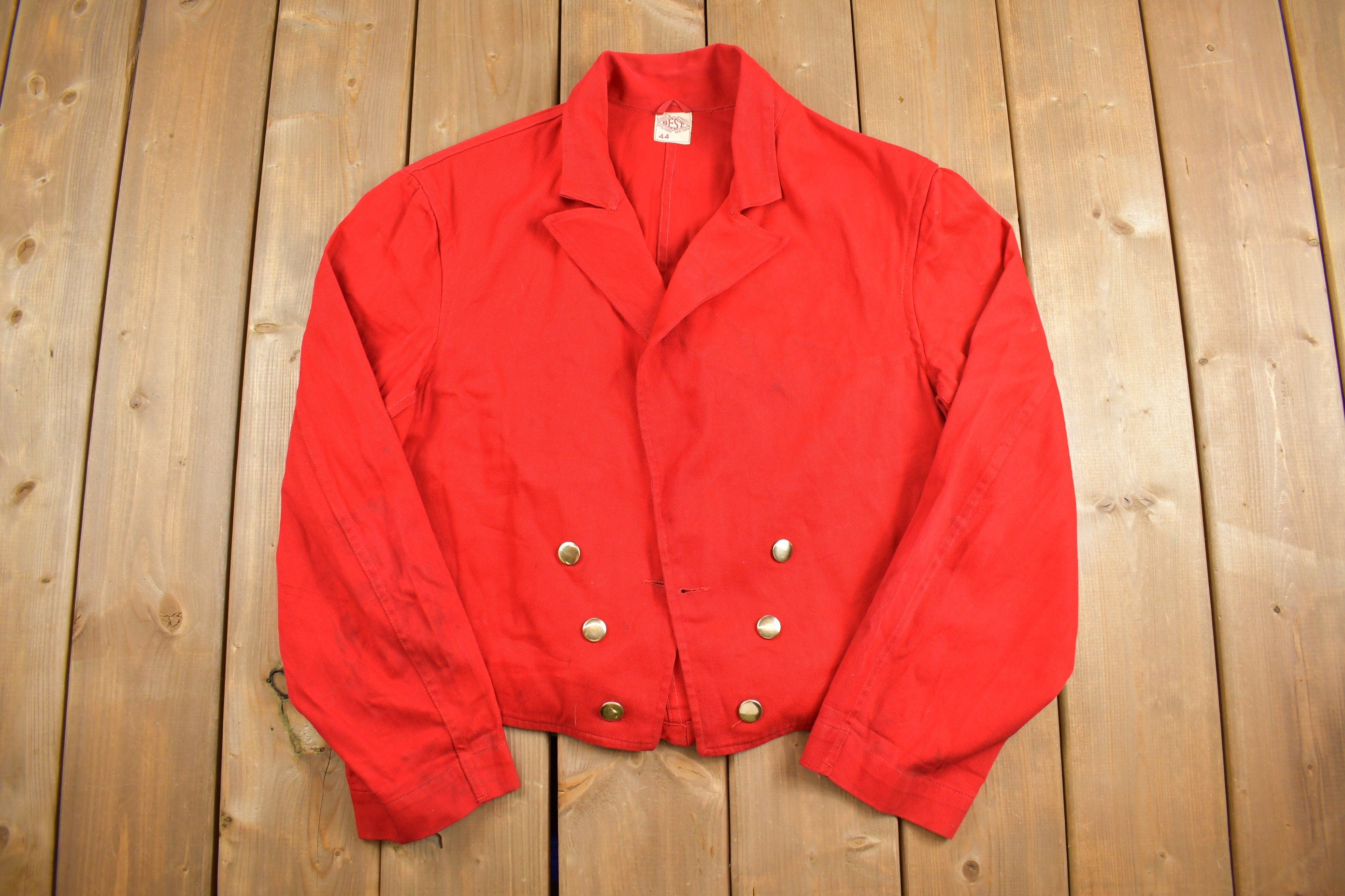 Vintage 1950s Coat & Apron Best MFG Corp New York Work Jacket