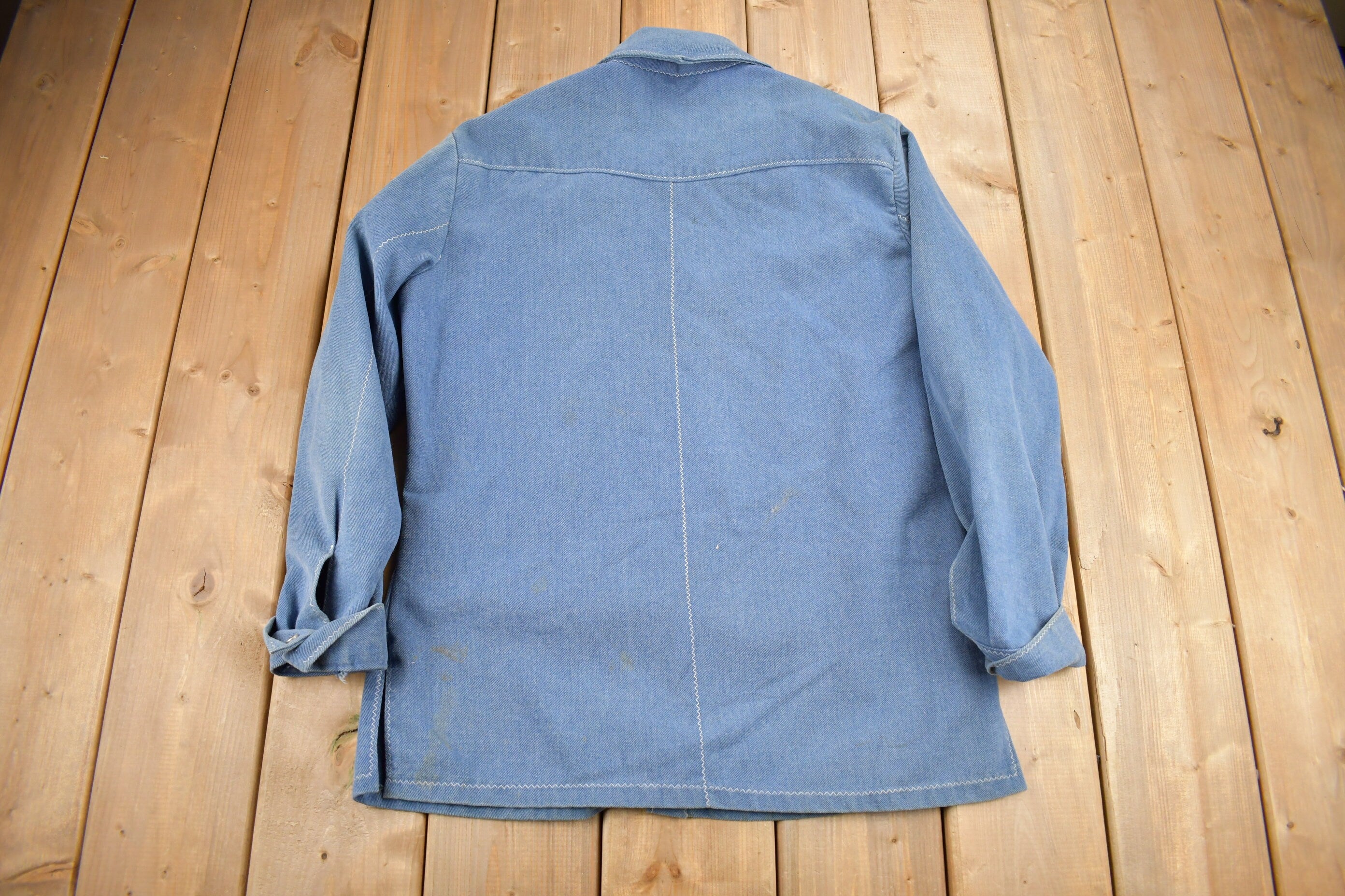 Vintage 1980s Contact Slacks By Miller Western Style Button Up Shirt