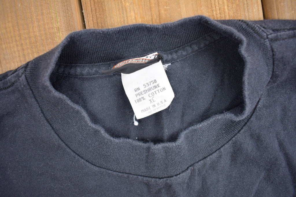 Vintage 1990s Harley Davidson Motorcycles New York Cafe T-Shirt