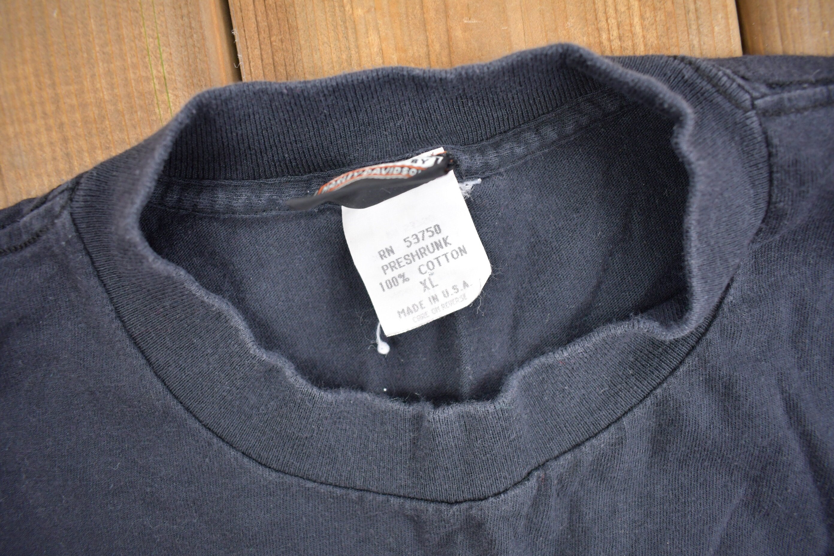 Vintage 1990s Harley Davidson Motorcycles New York Cafe T-Shirt