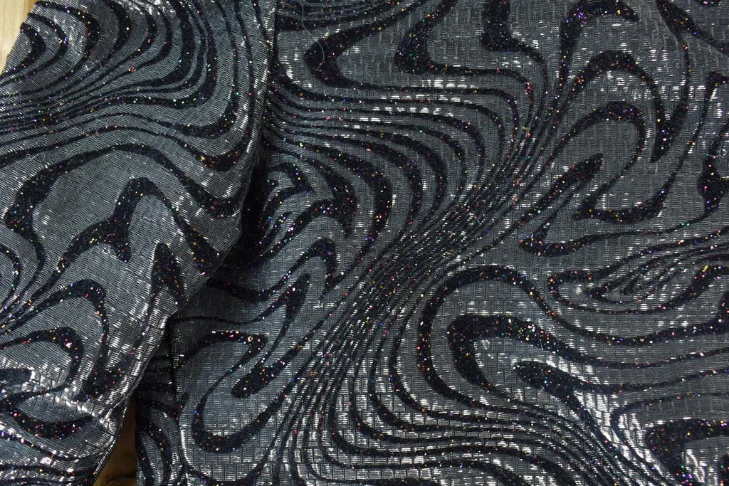 Vintage 1960s Sequin Fancy Button Up Shirt