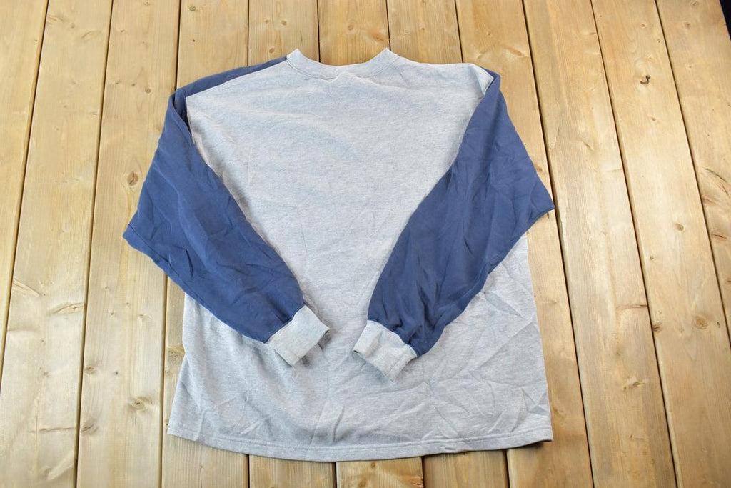 Vintage 1990s Colour Block Crewneck Sweatshirt