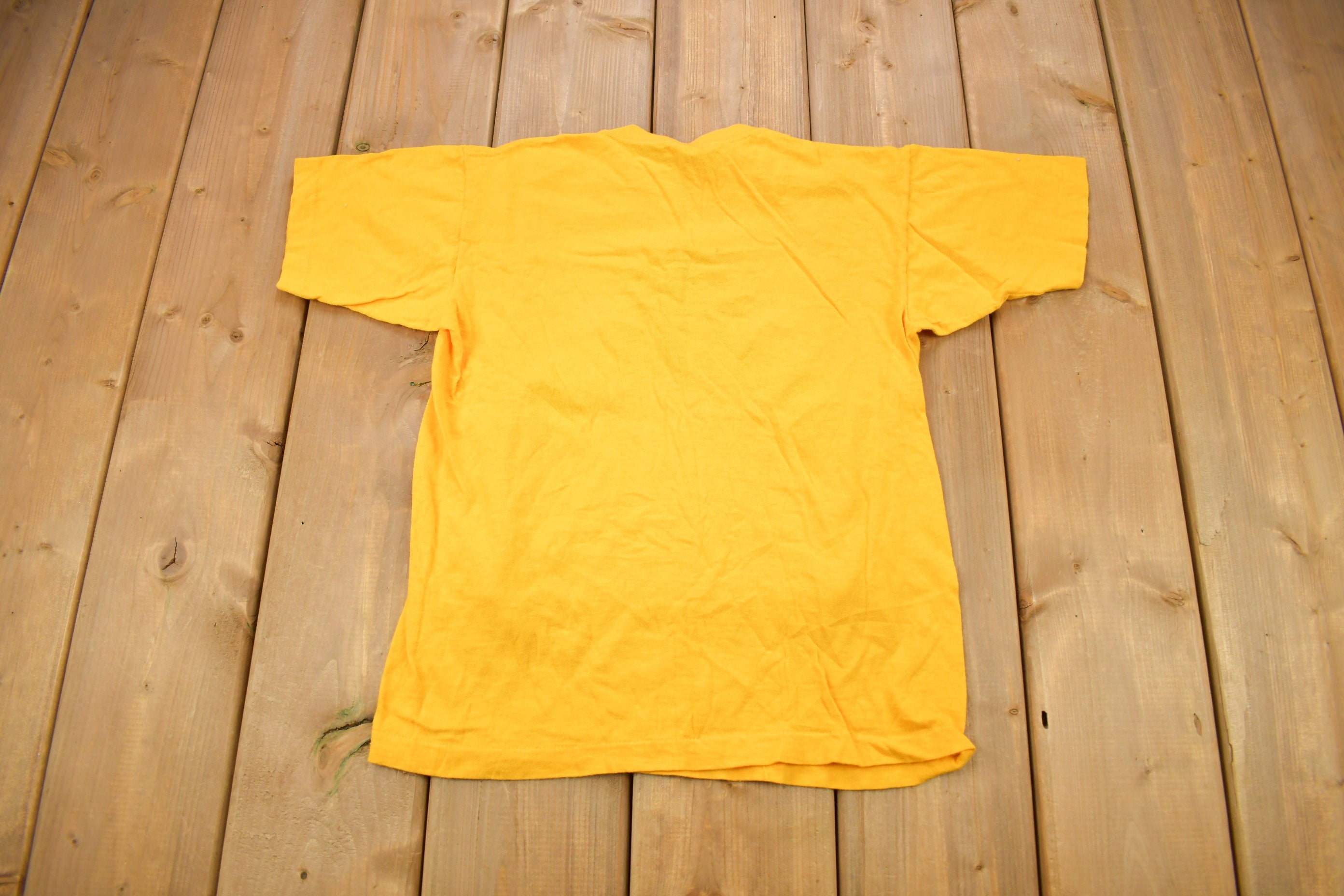 Vintage 1970s Camp Unirondack Graphic Champion T Shirt